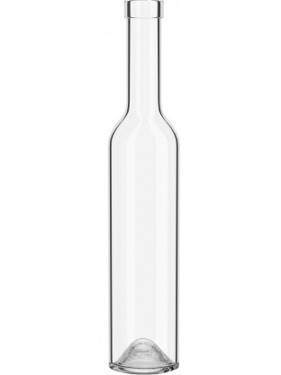 Stiklinis butelis vynui 500 ml Skaidrus
