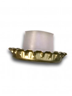 Metalinis karūninis kamštis 29 mm, auksinis su aukšta kapsule