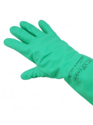 Nitrilo pirštinės daugkartinio naudojimo Clean-Expert, žalios spalvos, 1 pora