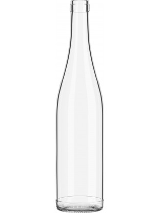 Stiklinis butelis Rein 750ml , skaidrus, 1350 buteliai