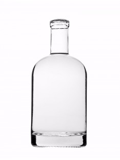 Stiklinis butelis aliejui RDB, 0,5l, skaidrus, 986 buteliai